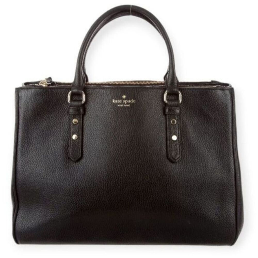 Kate Spade Leighann Mulberry Street Womens PEBBLE Leather Satchel Bag EUC.